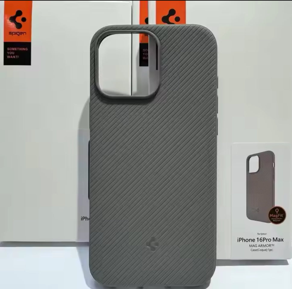 Spigen MagFit Textured Hardshell Phone Case- Apple iPhone 17 Series Spigen MagFit Textured Hardshell Phone Case- Apple iPhone 17 Series